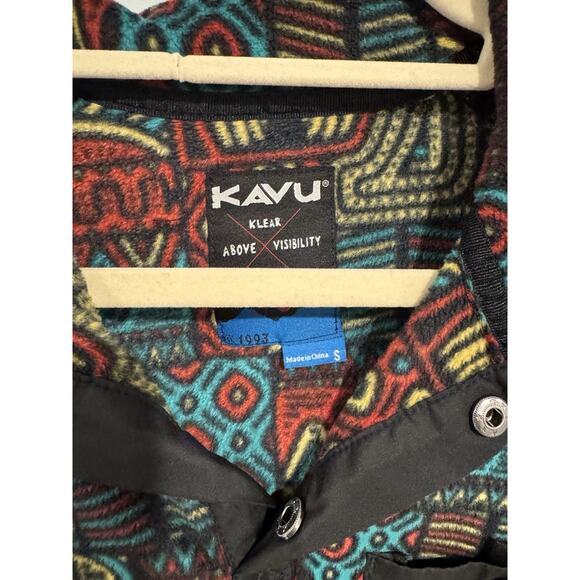 Kavu Teannaway Fleece Sweatshirt Vibes Size Medium - Picture 3 of 8